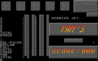 Yams atari screenshot